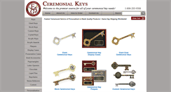 Desktop Screenshot of ceremonialkeys.com